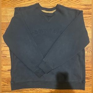 Eddie Bauer Vintage Big and Tall Navy Macau Cotton Crewneck